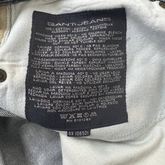Mens Gant 100% Cotton Jeans - Picture 3 of 5